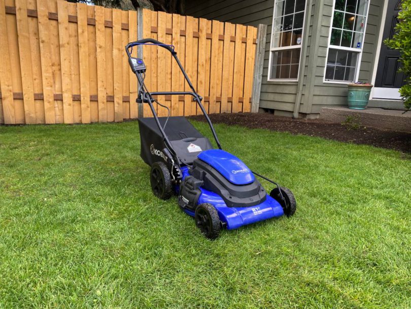 01111 6nBYEDHF2QM 0CI0t2 1200x900 810x608 Kobalt KM210 21 Corded Electric Lawn Mower with Rear Bag
