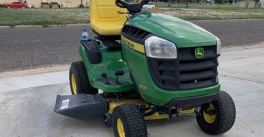 IMG 20230329 182826 375x195 Very low hours 2018 John Deere e120 riding mower for sale
