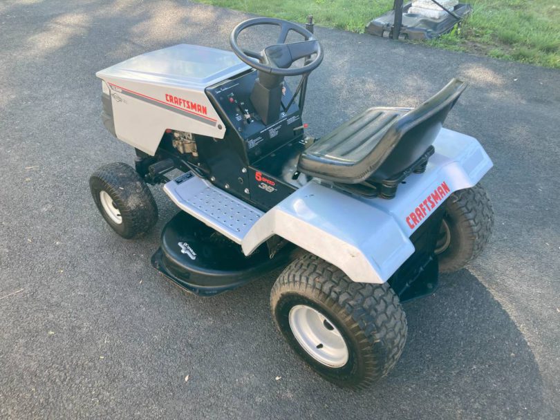00000 1GN78RSDEhI 0CI0t2 1200x900 810x608 Craftsman LT4000 12.5HP 38” 5 Speed  Riding Mower for Sale