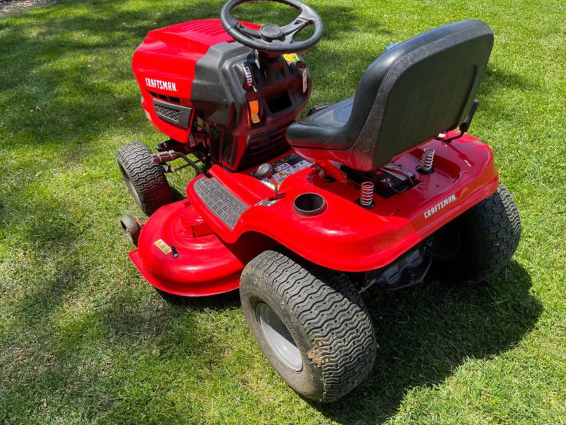 00e0e 1QEOtKpD71Q 0CI0t2 1200x900 810x608 2020 Craftsman T140 46 inch riding lawn mower for sale