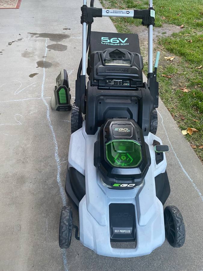 Used EGO POWER+ 56volt 21in Selfpropelled Cordless Lawn Mower 7.5 Ah