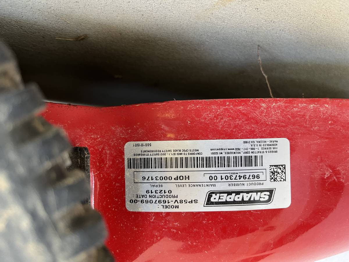 Lightly used Snapper 58V Cordless 21, 3 in 1 Push Lawn Mower 00Y0Y jz5ACBrSBpu 1320MM 1200x900 Lightly used Snapper 58V Cordless 21, 3 in 1 Push Lawn Mower