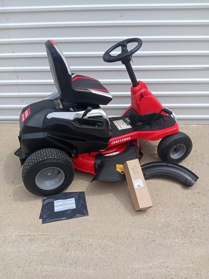 01010 72N6Z0e7D1Z 0bC0fu 1200x900 CRAFTSMAN CMCRM233301 Battery Powered Mini Riding Mower 30 in Lithium Ion Electric Riding Lawn Mower