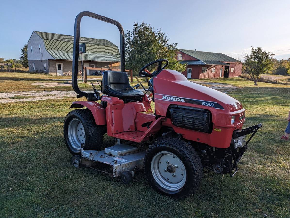 Honda 5518 lawn mower with front and rear PTO RonMowers
