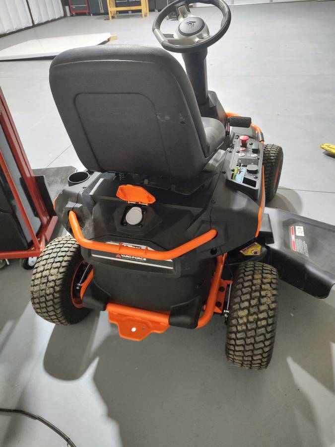 Like New YARD FORCE Vortex 48 volt Electric Riding Lawn mower 00e0e 7T30EJd8thx 0t20CI 1200x900 Like New YARD FORCE Vortex 48 volt Electric Riding Lawn mower