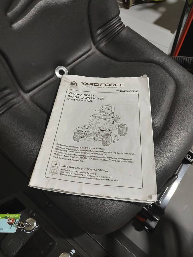 Like New YARD FORCE Vortex 48 volt Electric Riding Lawn mower 00o0o 7ni7VbyK5do 0t20CI 1200x900 Like New YARD FORCE Vortex 48 volt Electric Riding Lawn mower