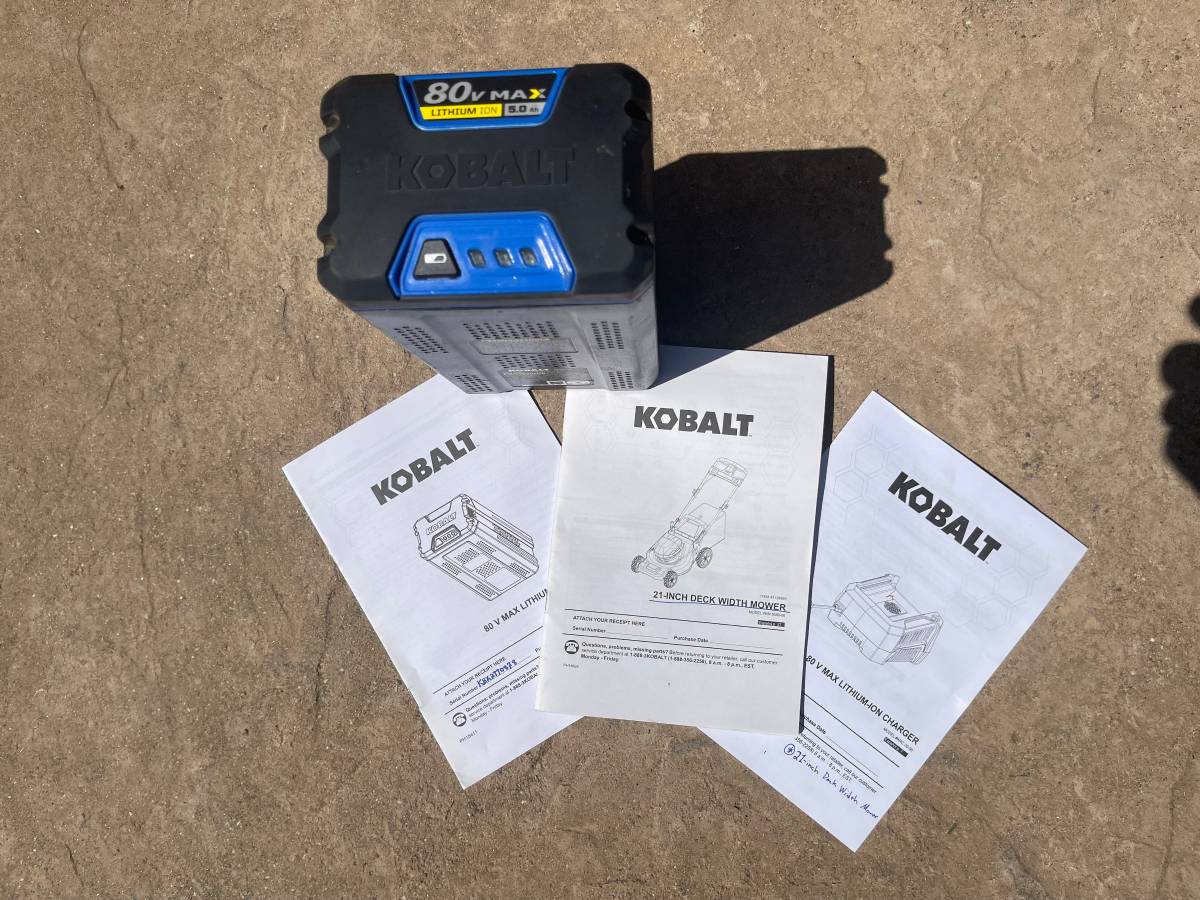 Kobalt 80 volt Max 21 in Push Cordless Lawn Mower + Yard Kit 01111 17YirCR1lKM 0CI0t2 1200x900 Kobalt 80 volt Max 21 in Push Cordless Lawn Mower + Yard Kit