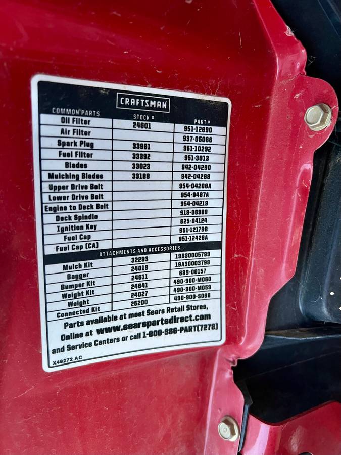 Used Craftsman T1500 Riding Lawn Mower for Sale 00Y0Y IxjQIPweWL 0t20CI 1200x900 Used Craftsman T1500 Riding Lawn Mower for Sale