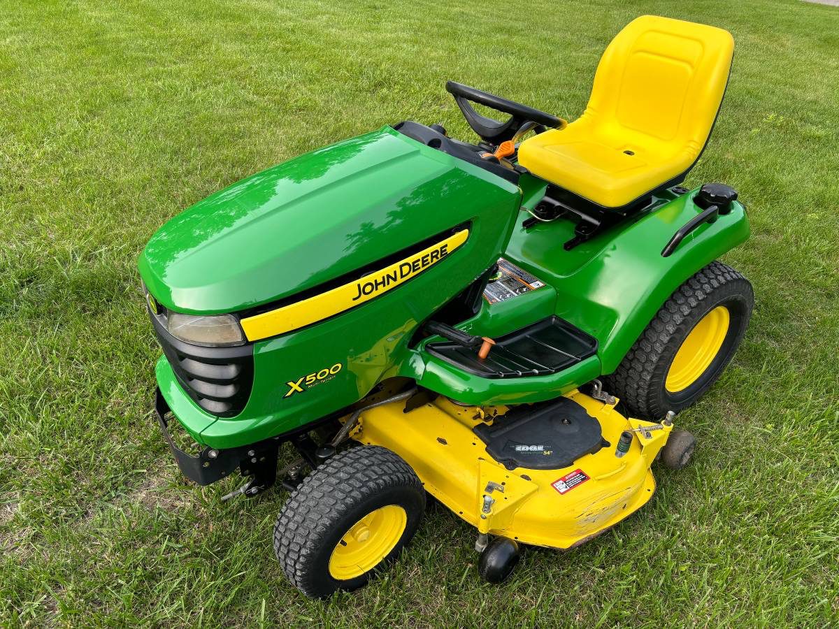 Used John Deere X500 54 Inch Riding Lawn Mower for Sale IMG 8819 Used John Deere X500 54 Inch Riding Lawn Mower for Sale