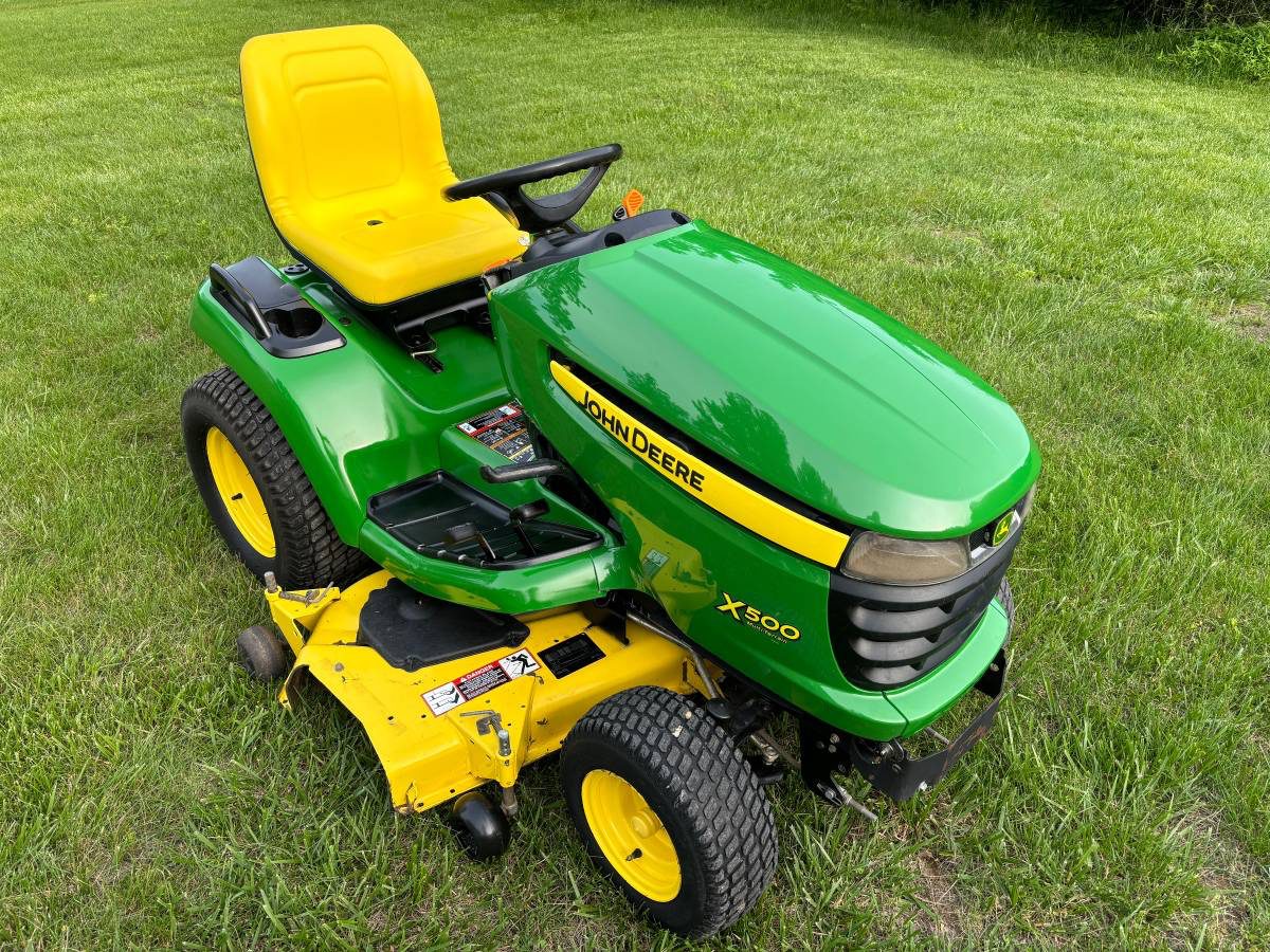 Used John Deere X500 54 Inch Riding Lawn Mower for Sale IMG 8823 Used John Deere X500 54 Inch Riding Lawn Mower for Sale