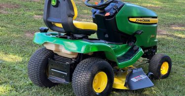 John Deere X300 under 400 hrs Riding Lawn Mower Tractor for Sale IMG 9160 375x195 John Deere X300 under 400 hrs Riding Lawn Mower Tractor for Sale