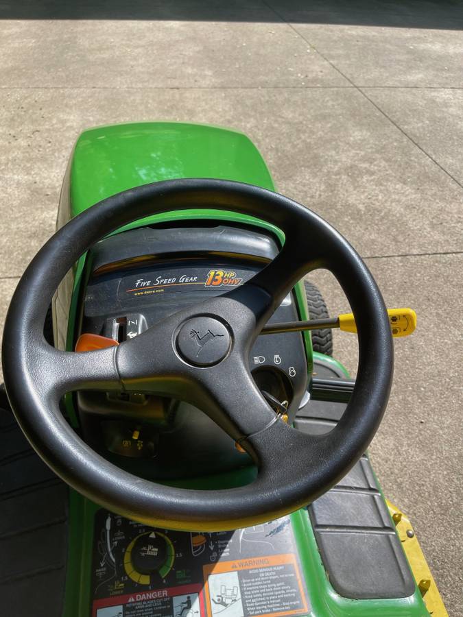 Used John Deere LT133 Riding Lawn Mower for Sale 00G0G 2Uy388njV0P 0oo0ww 1200x900 Used John Deere LT133 Riding Lawn Mower for Sale