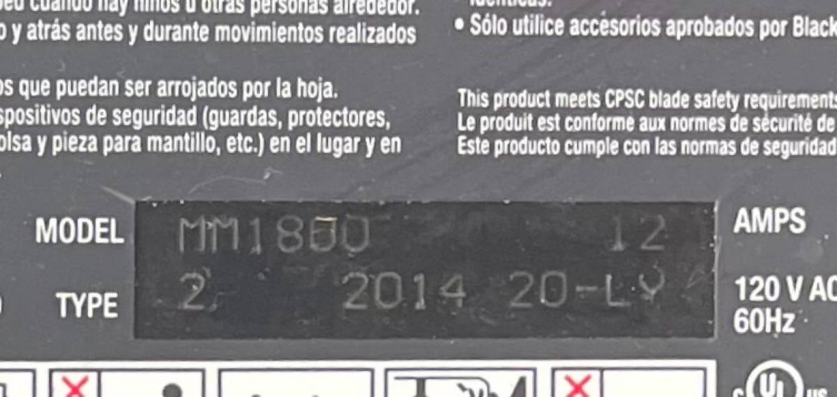 Used Black&Decker MM1800 electric corded lawnmower for sale 00Y0Y ljUyvXHALkh 0CI0ip 1200x900 Used Black&Decker MM1800 electric corded lawnmower for sale