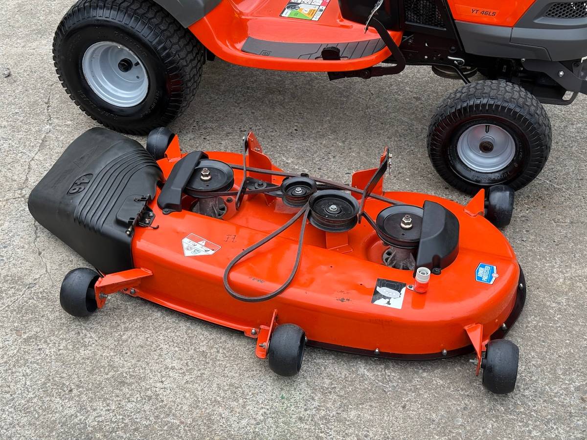 Husqvarna YT46LS Pro Riding Lawn Mower for Sale 00j0j gJQDX7hz1yF 0kE0fu 1200x900 Husqvarna YT46LS Pro Riding Lawn Mower for Sale