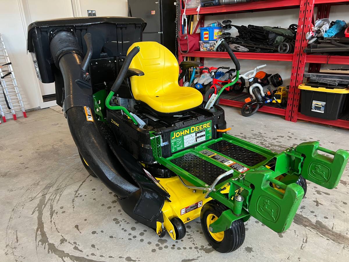 John Deere Z345 Zero Turn Riding Lawn Mower With Bagger for Sale 00j0j i9GDgXlpbxH 0CI0t2 1200x900 John Deere Z345 Zero Turn Riding Lawn Mower With Bagger for Sale