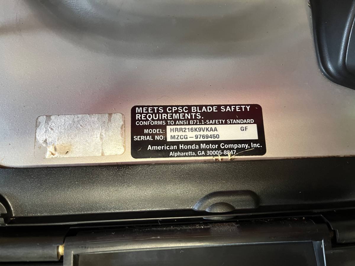 Used Honda HRR216VKA self propelled lawnmower for sale 00G0G 8DhHOJ8unq3 0CI0t2 1200x900 Used Honda HRR216VKA self propelled lawnmower for sale