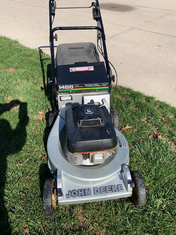 Used John Deere 14SB 5 Speed Self Propelled Lawn Mower for Sale 00n0n gc21FbQ4zOc 0t20CI 1200x900 Used John Deere 14SB 5 Speed Self Propelled Lawn Mower for Sale