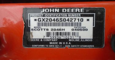 Used John Deere Scotts 2046H riding lawn mower tractor 00606 cI8cpYIZMCL 0gw0co 1200x900 375x195 Used John Deere Scotts 2046H riding lawn mower tractor