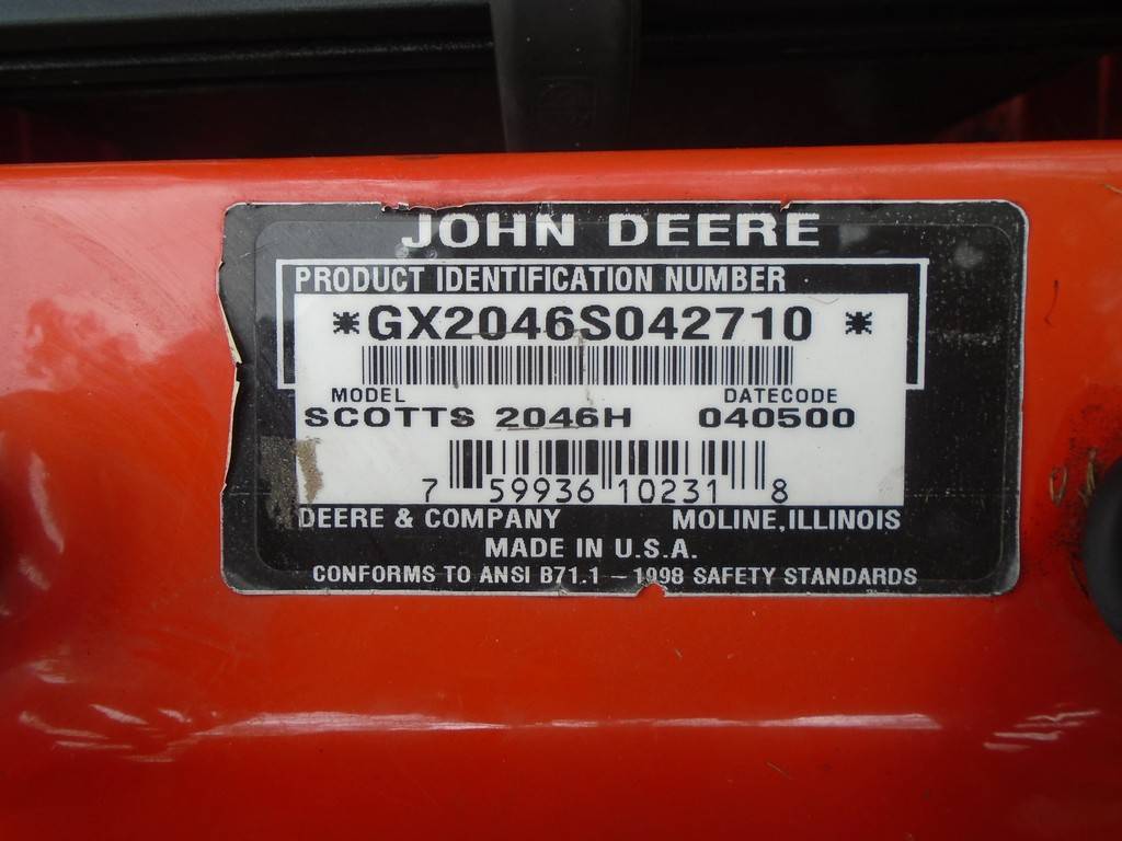 Used John Deere Scotts 2046H riding lawn mower tractor 00606 cI8cpYIZMCL 0gw0co 1200x900 Used John Deere Scotts 2046H riding lawn mower tractor