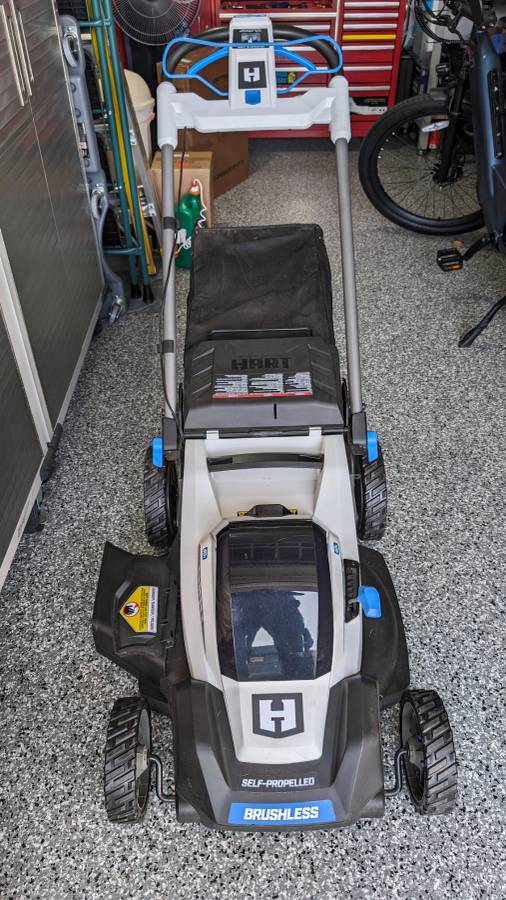 Used HART 40 Volt 20 inch Self Propelled Battery Powered Brushless Mower for Sale 00a0a 6RHBNF4yuHi 0gl0t2 1200x900 Used HART 40 Volt 20 inch Self Propelled Battery Powered Brushless Mower for Sale