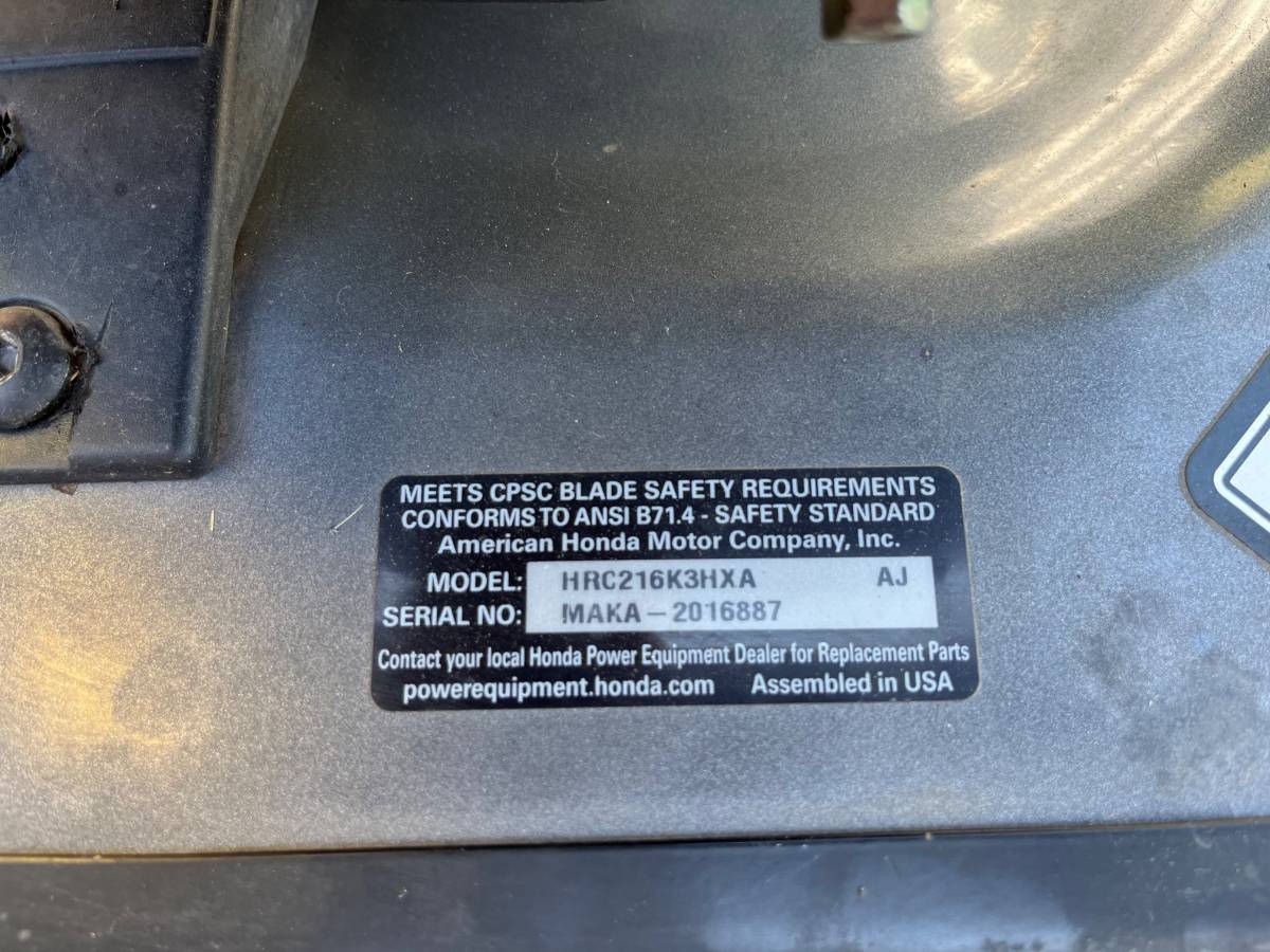 Used Honda HRC216HXA self propelled commercial lawn mower for sale 00i0i 6B4e6bR3T47 0CI0t2 1200x900 Used Honda HRC216HXA self propelled commercial lawn mower for sale
