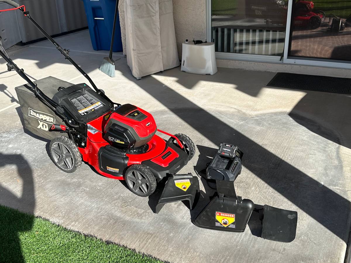 Used Snapper XD 82 Volt Max Cordless Electric 19 inch Lawn Mower with Charger and one battery 00202 bwmmDmLJzvM 0CI0t2 1200x900 Used Snapper XD 82 Volt Max Cordless Electric 19 inch Lawn Mower with Charger and one battery