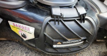 00e0e fBdG3JMuxEs 0CI0t2 1200x900 375x195 Used YARD FORCE YF120VRX 120V Electric Lawn Mower – Dual Batteries