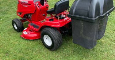 00n0n i75sa9tEmol 0t20CI 1200x900 375x195 Used Troy Bilt Pony 42” Riding Lawn Mower with Dual Bagger for Sale
