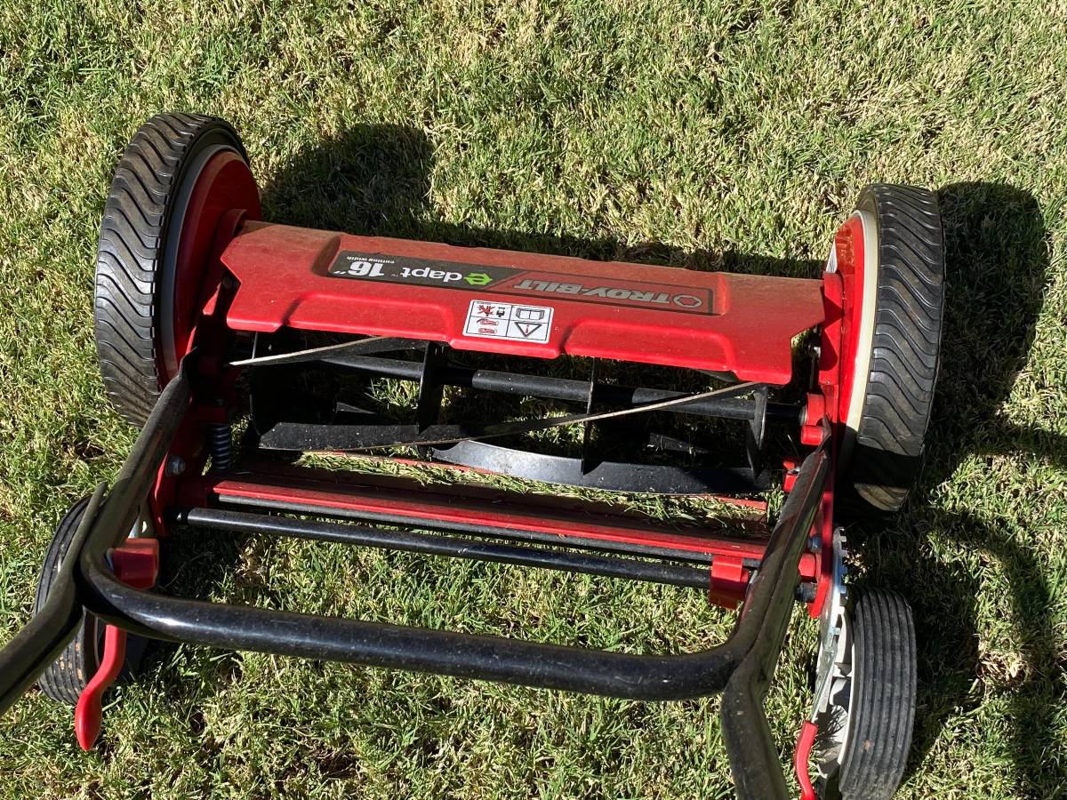 Used Troy Bilt Edapt 16 Inch Reel Mower 00P0P UG51NfVKAx 0CI0t2 1200x900 Used Troy Bilt Edapt 16 Inch Reel Mower