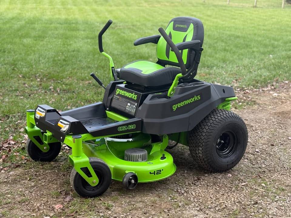Greenworks 80V 42 CrossoverZ Zero Turn Mower Like New w/ 4 Batteries & 3 Chargers 00000 9tBVJIIHoe5 0fu0bC 1200x900 Greenworks 80V 42 CrossoverZ Zero Turn Mower Like New w/ 4 Batteries & 3 Chargers