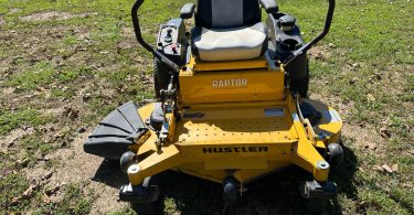 00202 ezl0jxPClum 0CI0t2 1200x900 375x195 Hustler Raptor Flip Up Zero Turn Mower   54 Deck, 25HP Kohler   Low Hours