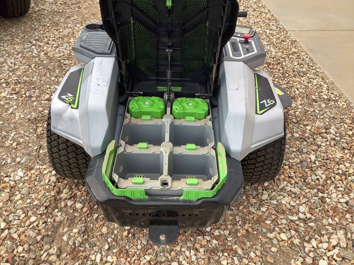 Used EGO ZT 4200L 56 volt lithium ion electric zero turn mower 00C0C kOJGBINVPJu 0CI0t2 1200x900 Used EGO ZT 4200L 56 volt lithium ion electric zero turn mower