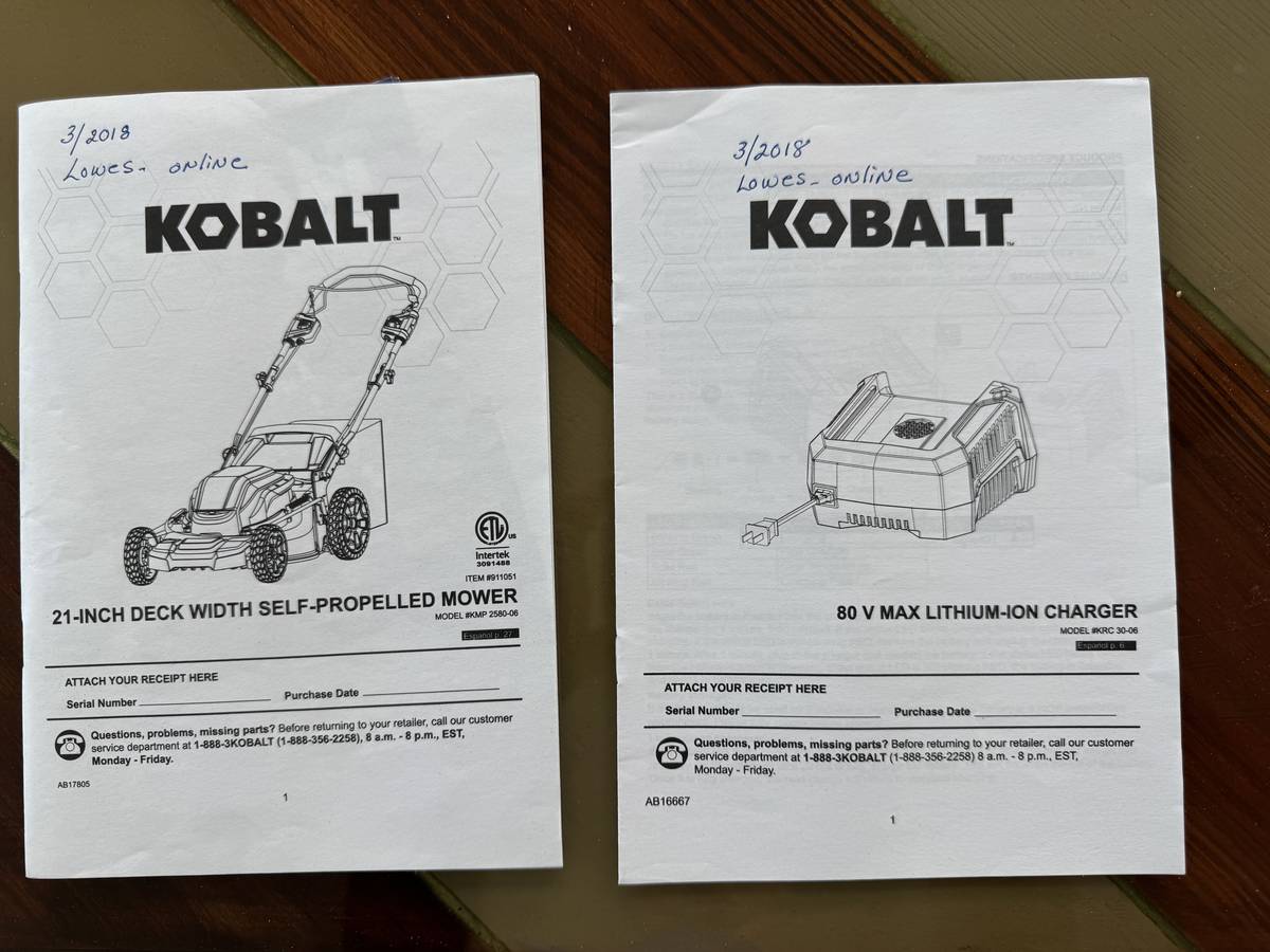 Used Kobalt Brushless 21 Inch 80 V Electric Lawn Mower for Sale 00U0U 5Ye8eCmzB41 1u8176 1200x900 Used Kobalt Brushless 21 Inch 80 V Electric Lawn Mower for Sale