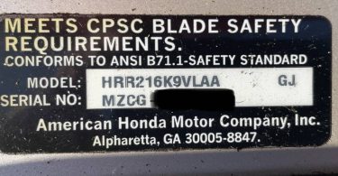 21” Honda HRR216K9VLAA Self Propelled Lawn Mower Electric Start Gas Mower 00B0B a4VE1eGQTAE 0ir08L 1200x900 375x195 21” Honda HRR216K9VLAA Self Propelled Lawn Mower Electric Start Gas Mower