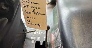 Craftsman GT3000 Garden Tractor 23HP Kohler 46” Cut Ready to Work! 00N0N dFhrsYI2h1m 0t20CI 1200x900 375x195 Craftsman GT3000 Garden Tractor 23HP Kohler 46” Cut Ready to Work!